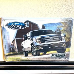 NEW Ford F-150 Truck Metal Sign